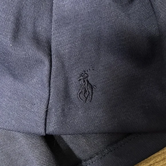 NWT Polo Ralph Lauren Ruffle Sleeve Navy Dress 4/4T - Picture 6 of 7